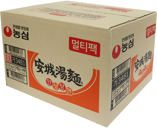 농심 안성탕면 125g, 40개