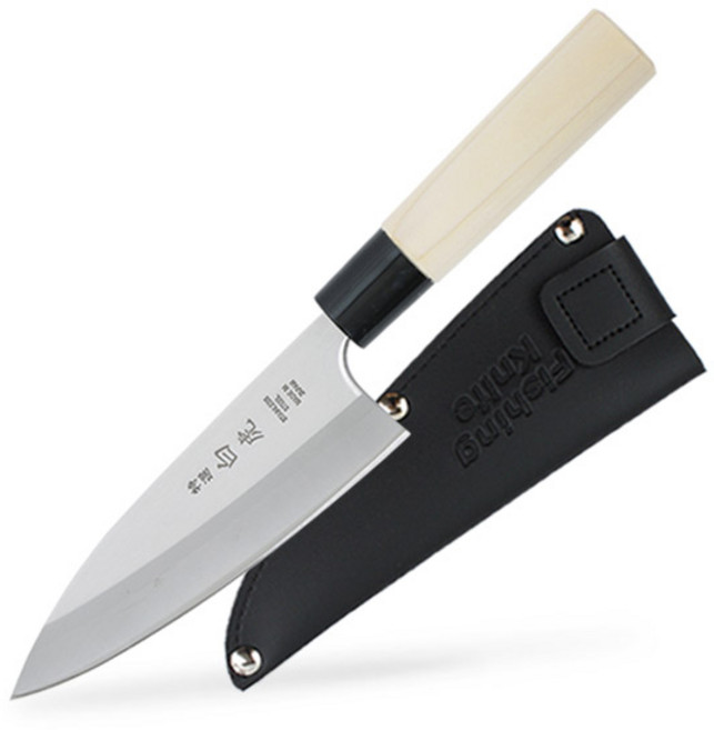 칼백화점 일본 백호 특선 데바 칼 좌수용 + 칼집, 혼합색상, 1개