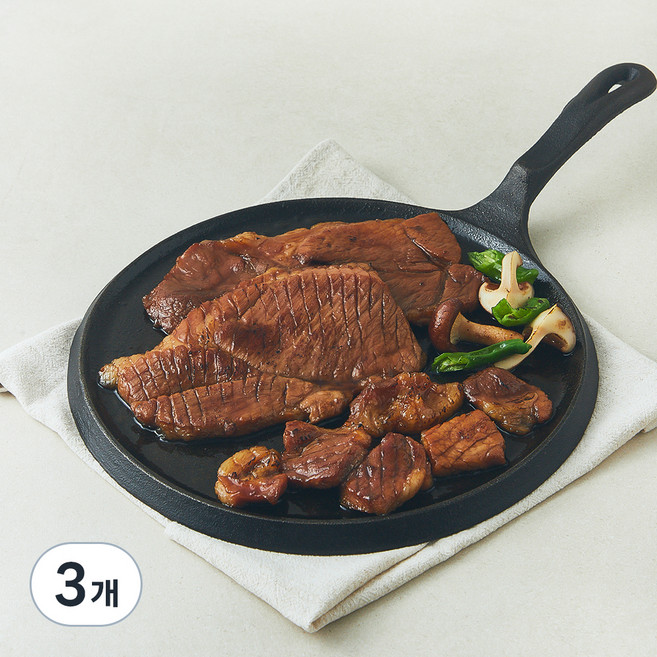 오늘차림 한돈 칼집 양념구이, 3개, 700g