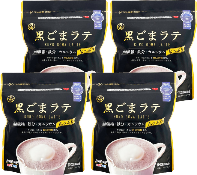 九鬼 黑芝麻粉, 150g, 1入, 4包