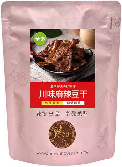 臻御行 川味麻辣豆干 純素, 1個, 300g