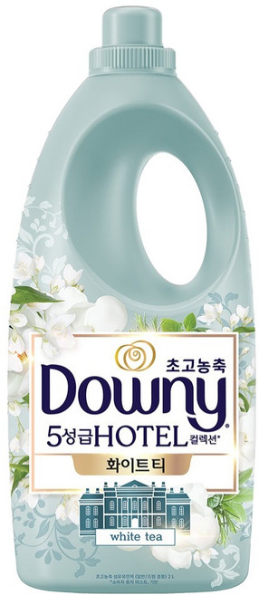 다우니 호텔 컬렉션 화이트티 초고농축 섬유유연제 본품, 2L, 1개
