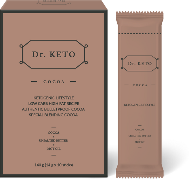 닥터키토 방탄 코코아 분말, 14g, 10개입, 1개