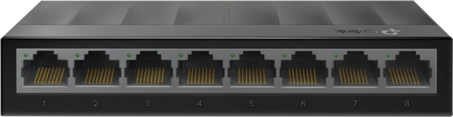 tp-link 8埠 Gigabit 桌上型 乙太網路交換器 10/100/1000Mbps, 1個, LS1008G