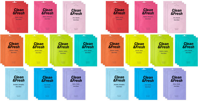 은율 클린 앤 프레시 시트 마스크팩 10종 x 3p, 30개입, 2개