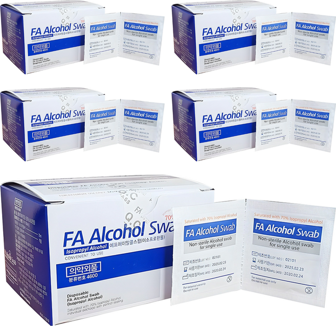 에프에이 알콜 스왑, 100개입, 5개