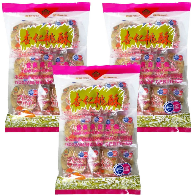 正福堂 杏仁核桃酥, 300g, 3袋