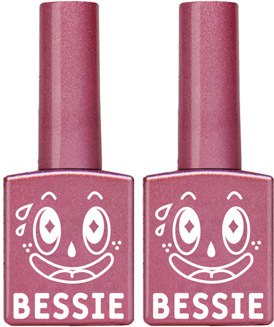 BESSIE 조이풀 썸머 젤네일, GL16 쌈바레드, 11ml, 2개
