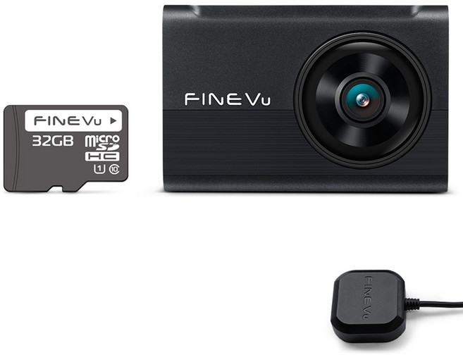 파인뷰 전후방 FHD HD 2채널 블랙박스 GPS 안테나 X6 POWER, 32GB, 본품 + GPS안테나