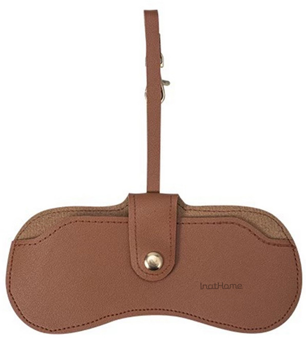 인앳홈 휴대용 가죽 안경 케이스