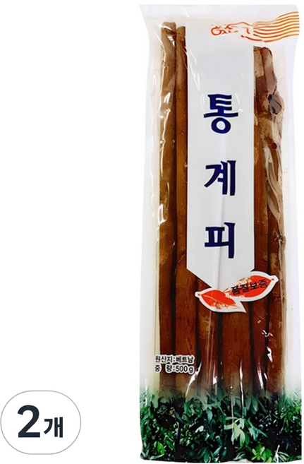 부흥상사 통계피, 500g, 2개