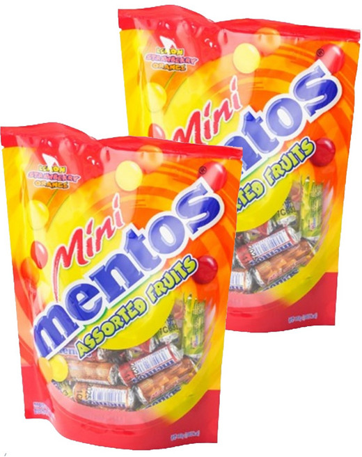 멘토스 미니멘토스 푸르트 캔디 31개입, 310g, 2개