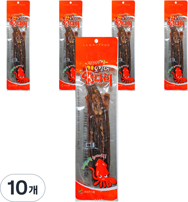삼호식품 명품 오징어왕다리, 45g, 10개