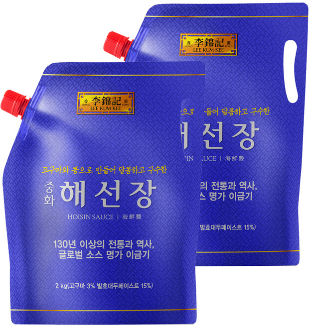 이금기 중화 해선장 스파우트팩, 2kg, 2개