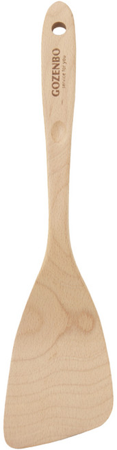GOZENBO 御膳坊 中號斜煎鏟, 北歐山毛櫸 木頭色, 1支