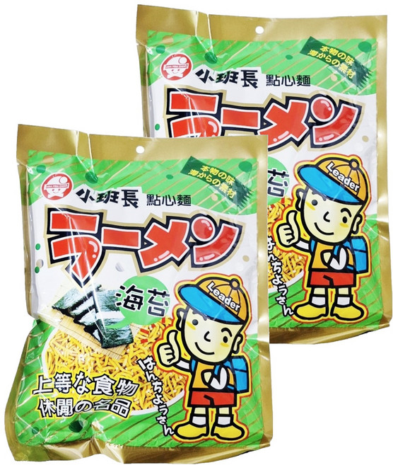 CLASS LEADER'S HOME 小班長的家 點心麵 海苔口味, 200g, 2包