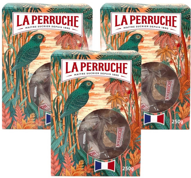 la Perruche 鸚鵡牌 獨立包裝方糖, 250g, 3個