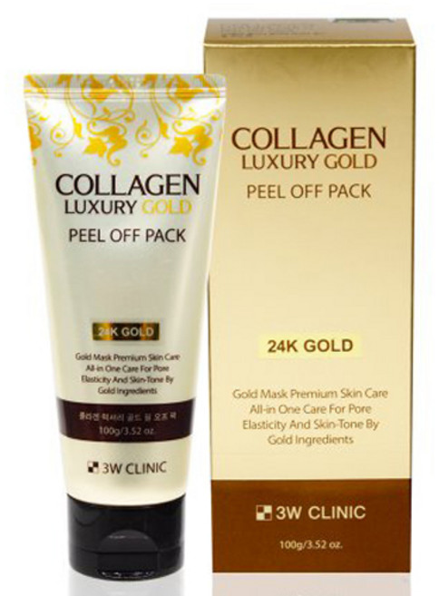 3W클리닉 콜라겐 앤 럭셔리 골드 필오프 팩 100g, 1개입, 1개