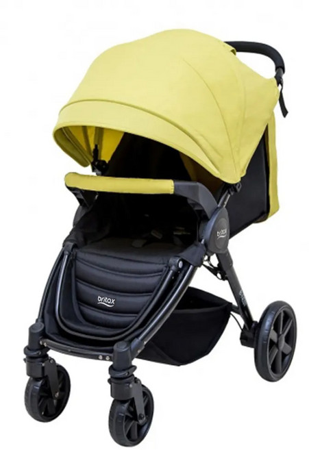 britax römer 旗艦秒收四輪手推車 B-NEST, 櫻草黃