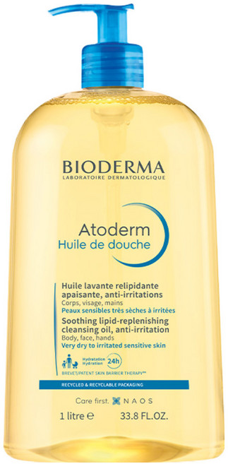 BIODERMA 舒益輕沐浴油, 1L, 1瓶