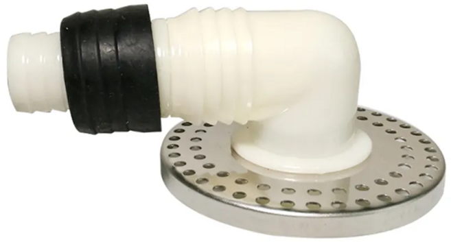 洗衣機兩用排水孔蓋 適用30/35/40mm口徑使用, 白色, 1個