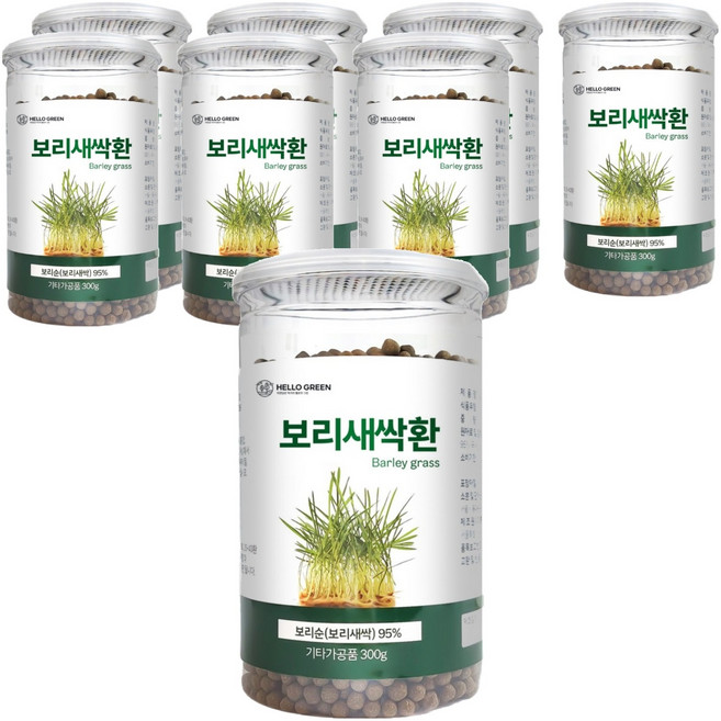 HELLOGREEN 大麥苗丸, 300g, 8個