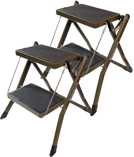 smasH tools 兩層戈登米勒款折疊梯 橄欖綠, 2個