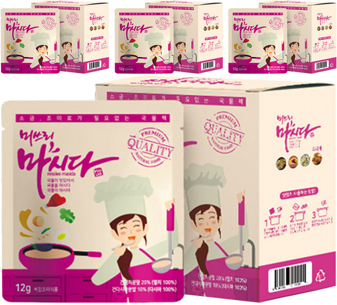 미쓰리 마시다 멸치육수 티백 5p, 60g, 4개