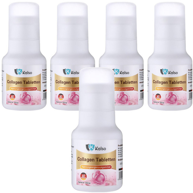 Kalso 科德司 膠原蛋白錠, 60顆, 5罐