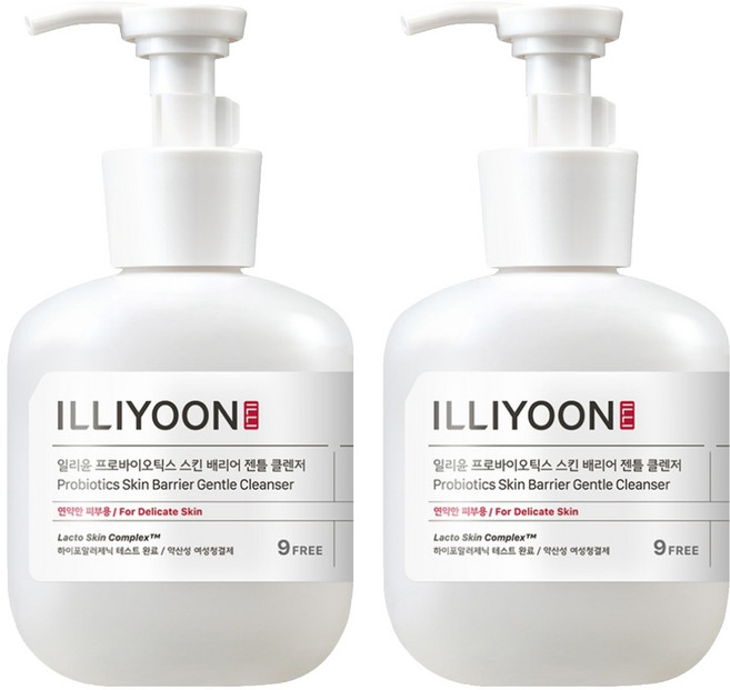 일리윤 프로바이오틱스 스킨 배리어 젠틀 클렌저 여성청결제, 300ml, 2개