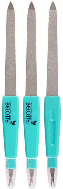 벨로티 사파이어 네일파일 큐티클제거기, 그린색, 3개