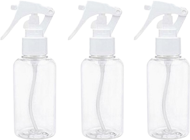 병도매닷컴 DT120 투명 용기 120ml, 흰색캡, 3개