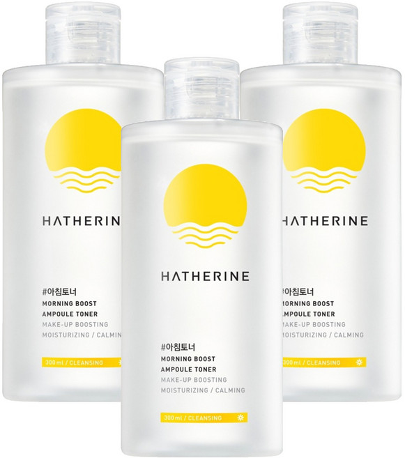 해서린 모닝 부스트 앰플 토너 아침토너, 300ml, 3개