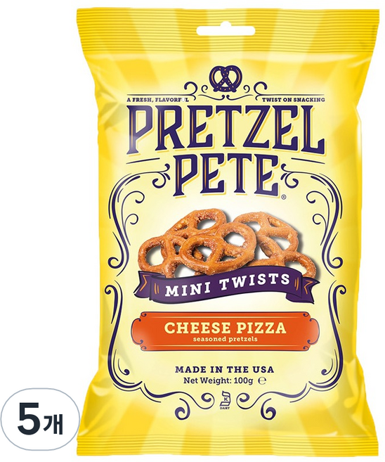 起司披薩蝴蝶餅, 100g, 5個
