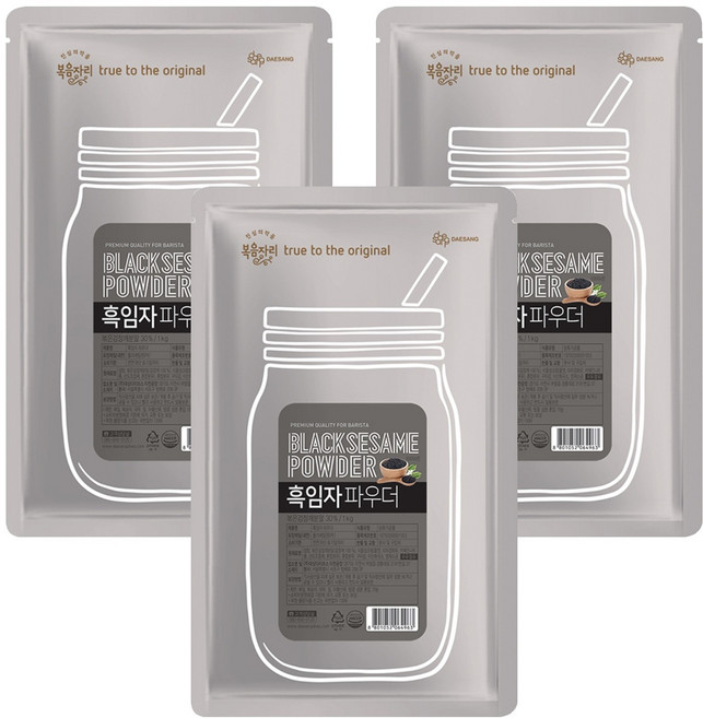 복음자리 흑임자 파우더, 1kg, 1개입, 3개