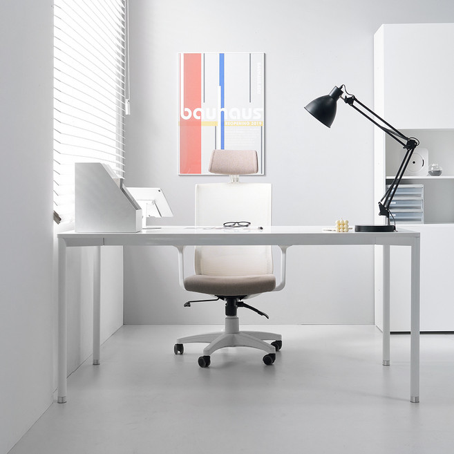 필웰 횸 책상 테이블 방문설치, 화이트