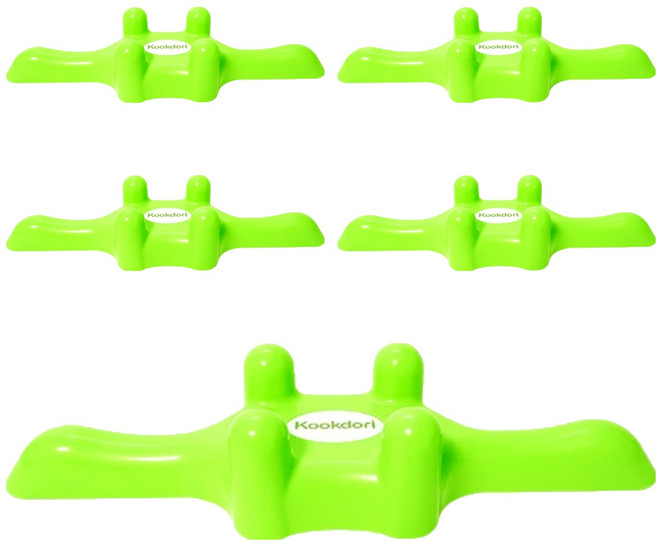 꾹도리 스트레칭바, 그린, 5개