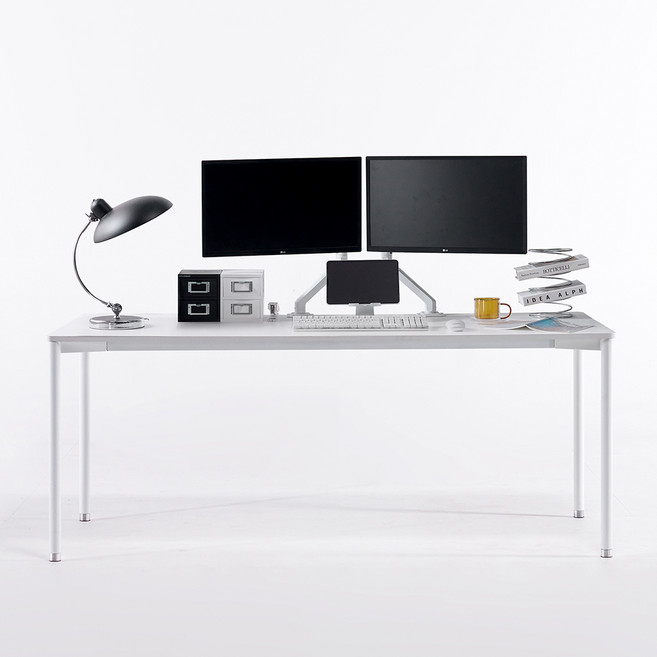 필웰 횸 책상 테이블 방문설치, 화이트