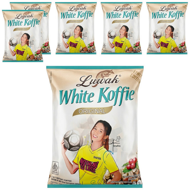 Kopi Luwak White Koffie 三合一白咖啡, 20g, 18包, 6袋
