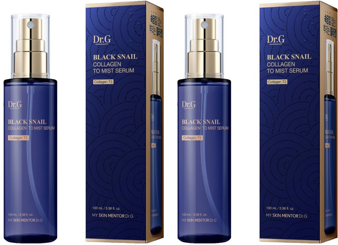 닥터지 블랙 스네일 콜라겐 투 미스트 세럼, 100ml, 2개