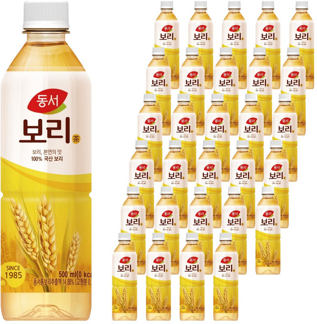 동서 보리차, 500ml, 100개