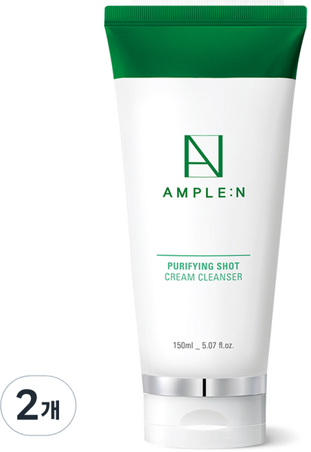코리아나 앰플엔퓨리파잉샷크림클렌저, 150ml, 2개