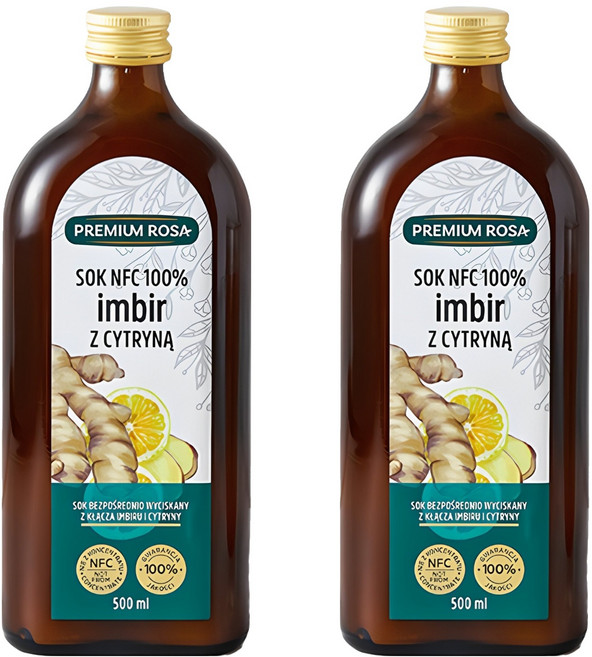 프리미엄로사 생강레몬원액, 500ml, 2개