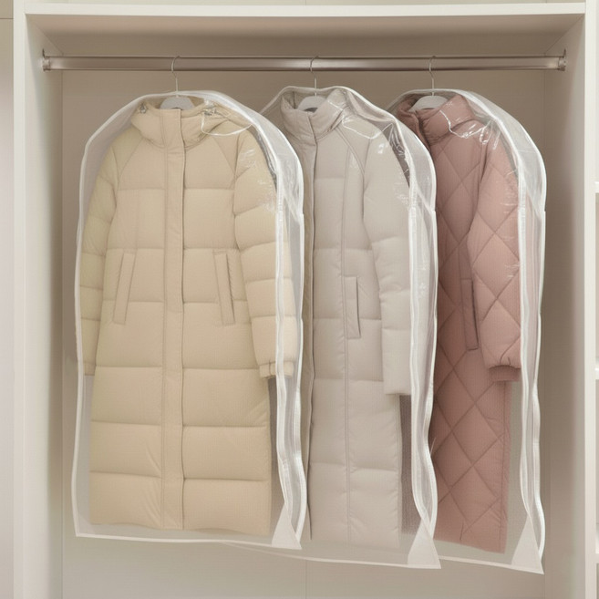 모노피커 패딩 정리 옷걸이형 압축팩, 1개, 3개입