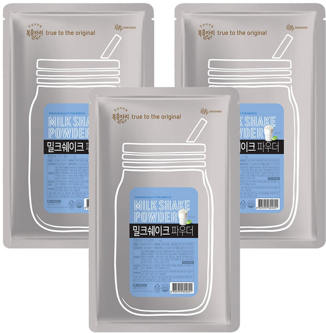 복음자리 밀크쉐이크 파우더, 1kg, 1개입, 3개