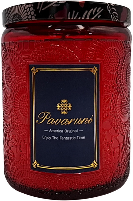 Pavaruni 香氛蠟燭卡菲那系列, 火焰之舞味道, 200g, 1個