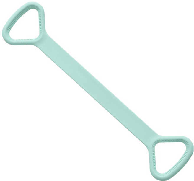 한봄누리 필라테스 요가 튜빙 스트레칭 홈트 근력운동 실리콘 밴드, 스카이, 1개