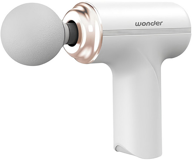 wonder 旺德電通 USB筋膜震動按摩槍 WB-M18HU, 白色