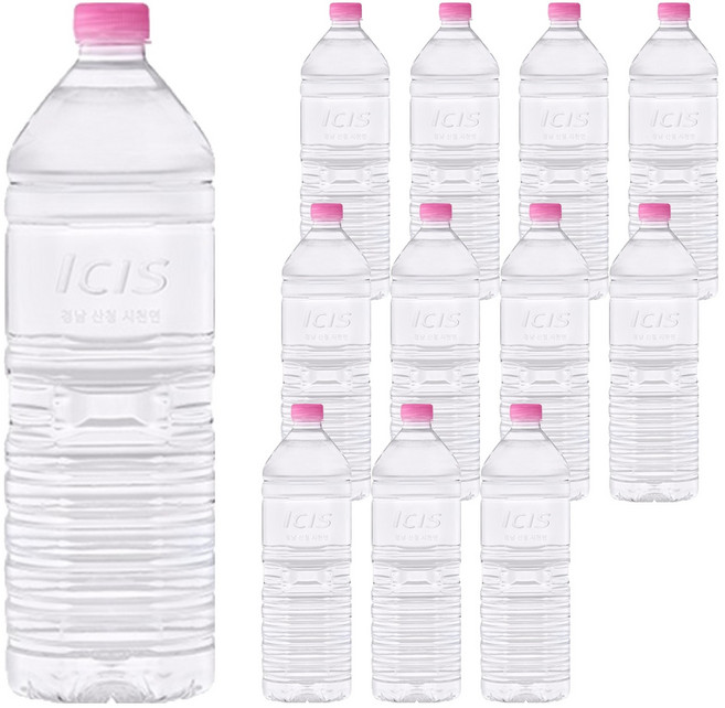아이시스 생수 무라벨, 1.5L, 12개