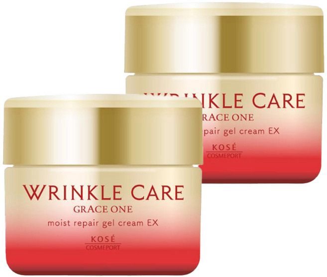 KOSE 高絲 GRACE ONE 極上活妍 台灣公司貨 GRACE1 極上活妍 凍齡撫紋抗皺凝霜EX, 100g, 2盒